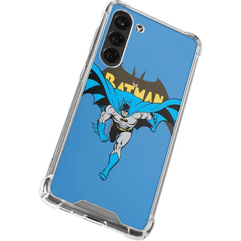 DC Comics Batman Vintage Action Pose Galaxy S24 FE Clear Case
